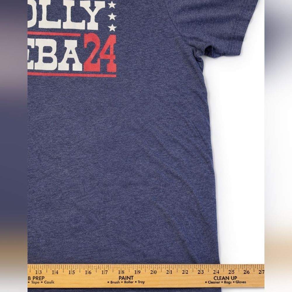 Dolly Reba 24 Graphic Tee 2XL Blue Country Music Shirt Unisex Crew Neck Women - Picture 7 of 8